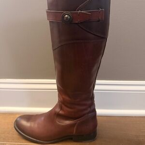 Frye Molly Button Tall Riding Boots Sz 8.5B Excellent Condition!